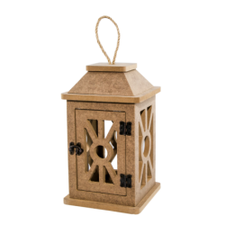 Lampion z MDF rozm. 21x12cm