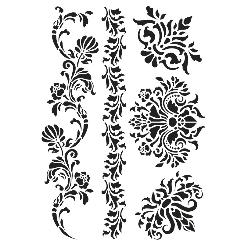 Szablon - ornamenty A4