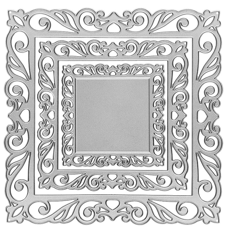 Wykrojnik do papieru RAMKI  3sztuki