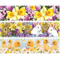 ozdobna folia WIELKANOC Ø10cm, 9 cm