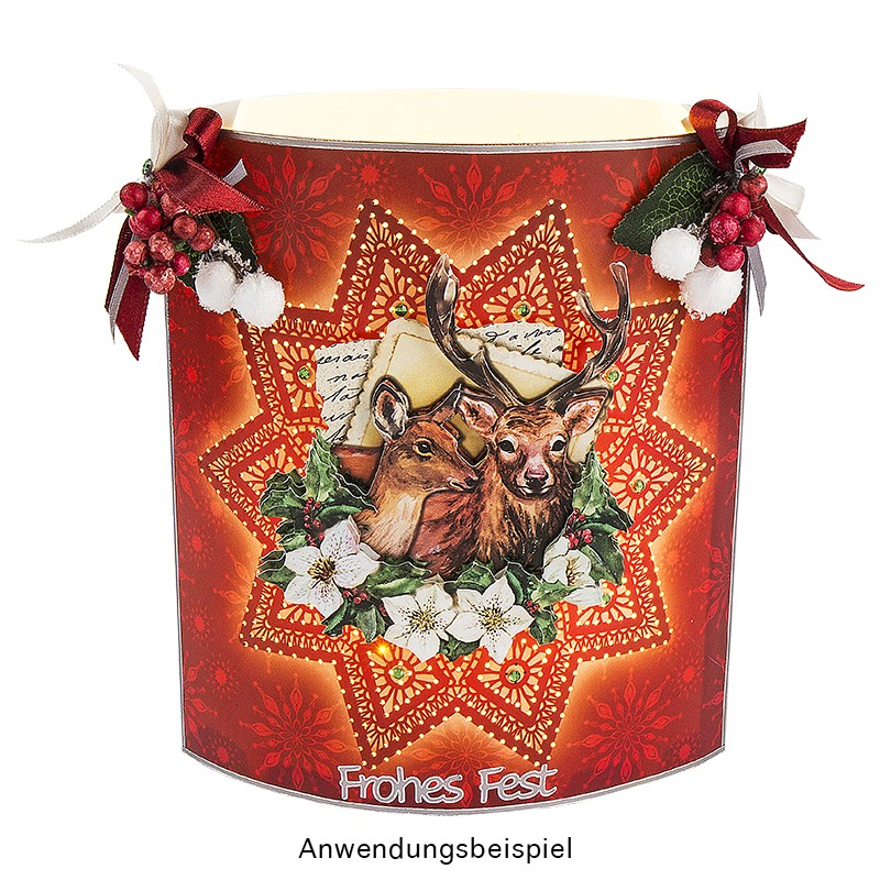 Motywy 3D zimowi przyjaciele, 7-9,2 cm, 10 motywów