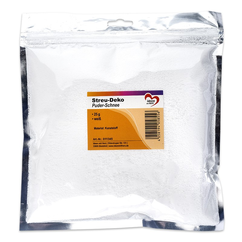 Śnieg, proszek biały, 25g
