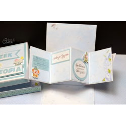 Baza kartki Twist Pop Up 15cm biała