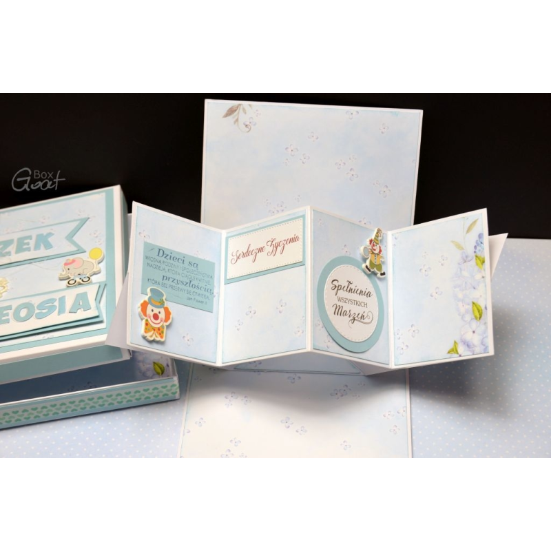 Baza kartki Twist Pop Up 15cm biała