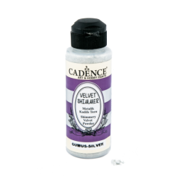 Puder velvet metalik 120 ml srebrny