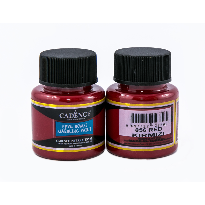 Farba ebru marbling 45ml czerwony