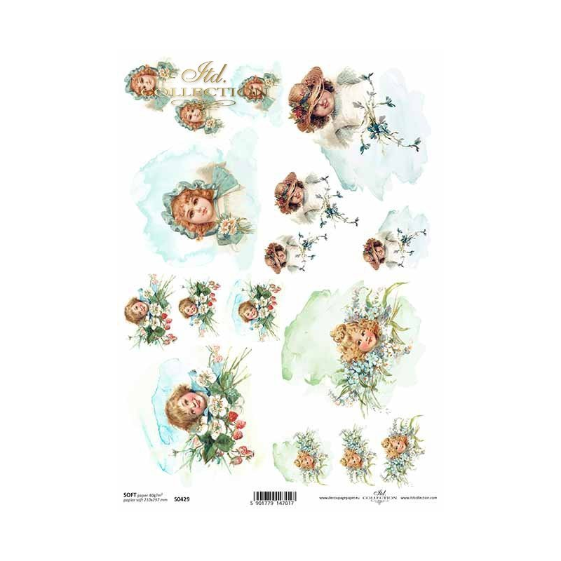Papier do decoupage SOFT S0429