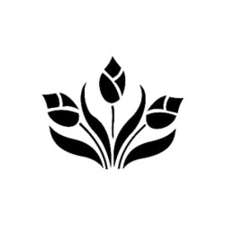 Szablon seria D, tulipany,...