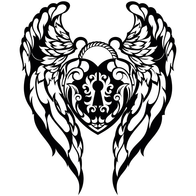 Szablon siluet, skrzydła, rozm.  35 cm x 29 cm