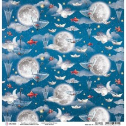 Moon & Me karty arkusz papieru rozm. 30,5x30,5 cm