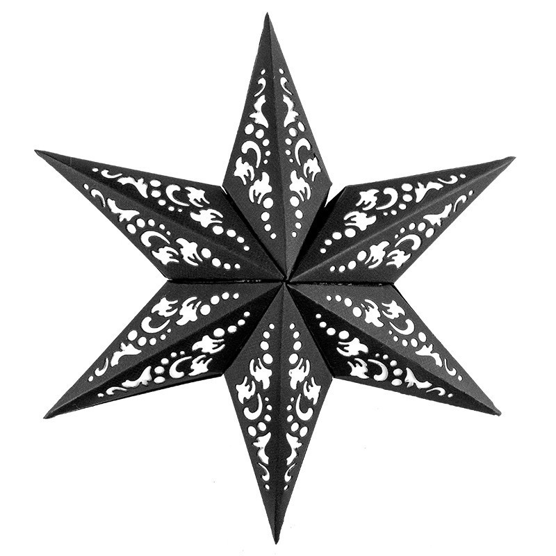 Wykrojnik do papieru - gwiazda i śnieżynki 3 szt