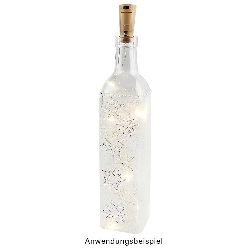 Kryształowe gwiazdki , rozm. 4,3 cm 16 szt.