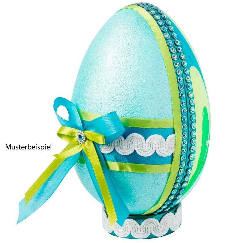 Jajko styropianowe, 2 części, wysokość 16 cm, Ø 11 cm