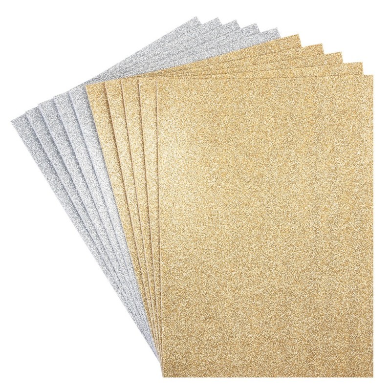 Pianka EVA 2 brokatowa,samoprzylepna 2 mm, 10 szt.