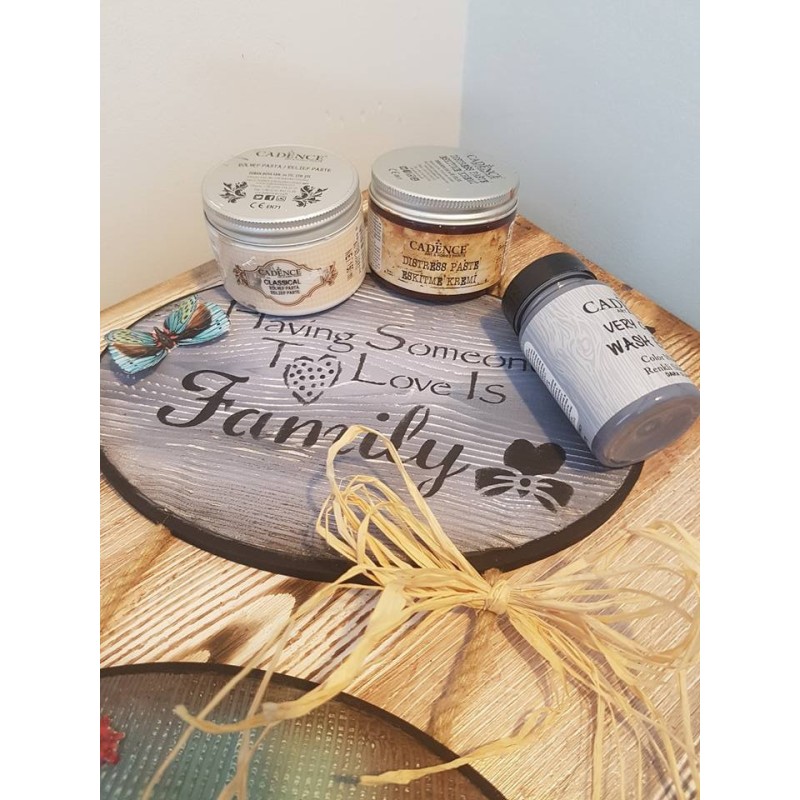 Farba kredowa Wash Effect 90ml, popielaty