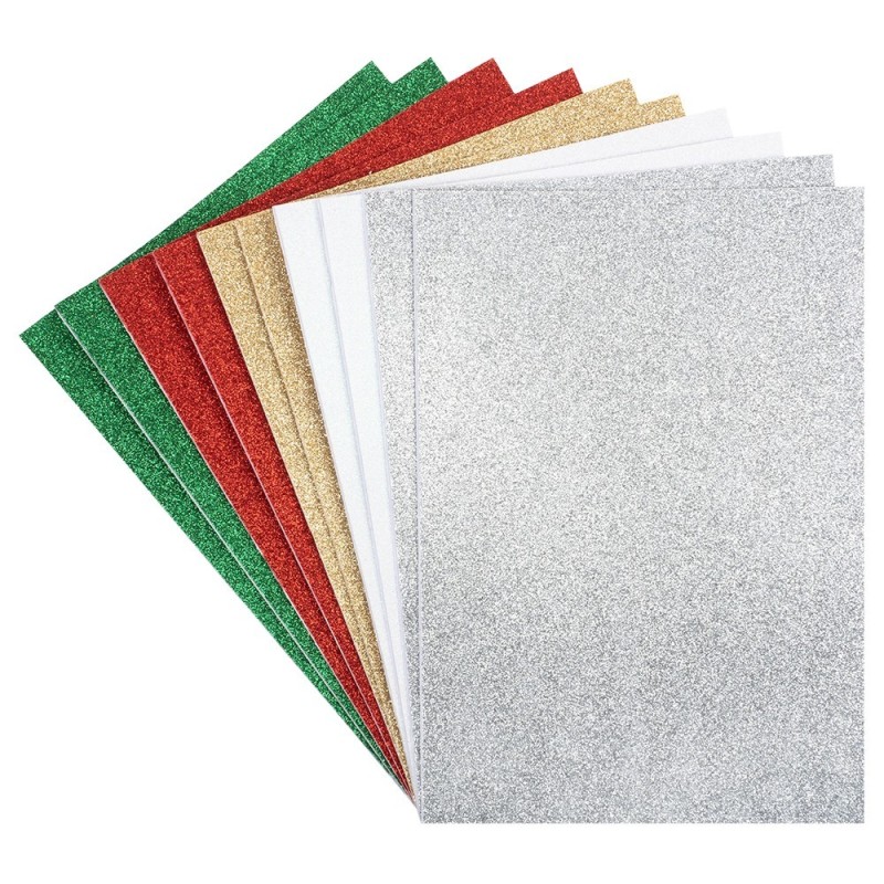 Pianka EVA 3, brokatowa, samoprzylepna, 2mm, 10 szt