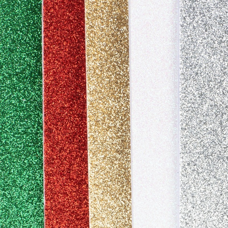 Pianka EVA 3, brokatowa, samoprzylepna, 2mm, 10 szt