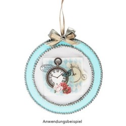 Naklejki transparentne Nostalgia 10 arkuszy, 10 x30 cm