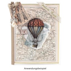 Naklejki transparentne Nostalgia 10 arkuszy, 10 x30 cm