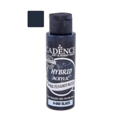 Cadence Farba Akrylowa Hybrydowa, Czarna 70 ml