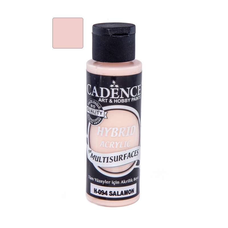 Cadence Farba Akrylowa Hybrydowa, Łososiowy 70 ml