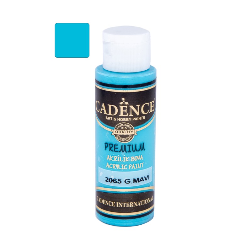 Farba akrylowa Premium 70 ml, lazurowy
