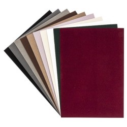 Papier zamszowy, dekoracyjny A4, 10 szt