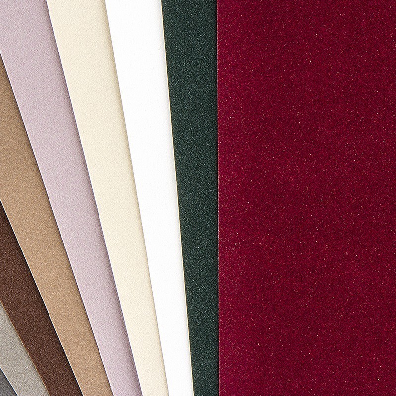 Papier zamszowy, dekoracyjny A4, 10 szt