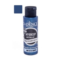 Farba hybrydowa metalik 70ml, szafirowy