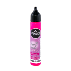 Perełki fluororescencyjne 25ml - różowy