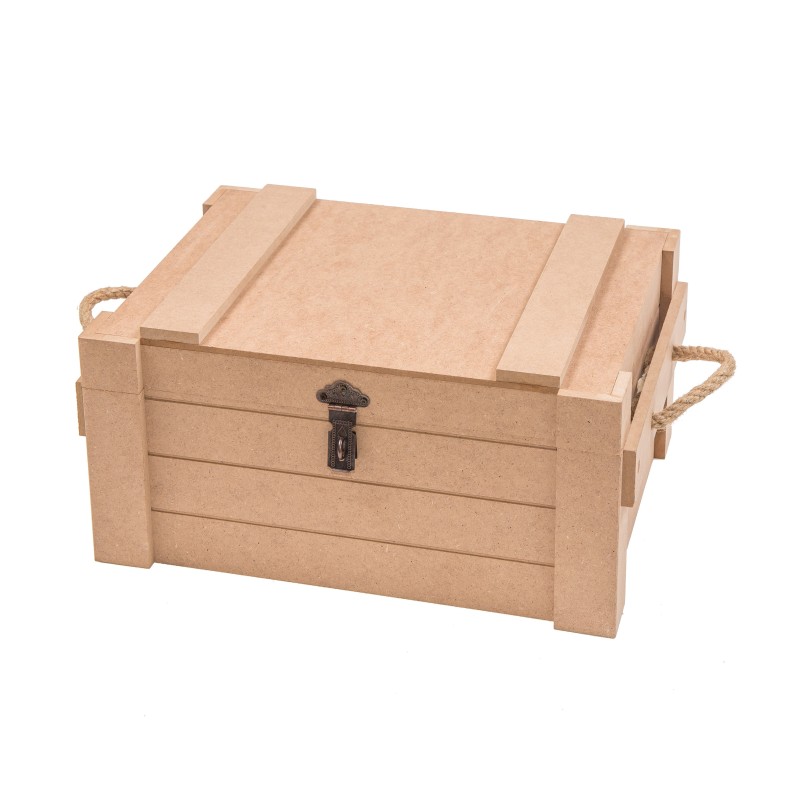 Skrzynia z mdfu 26 cm x 37 cm x 18 cm