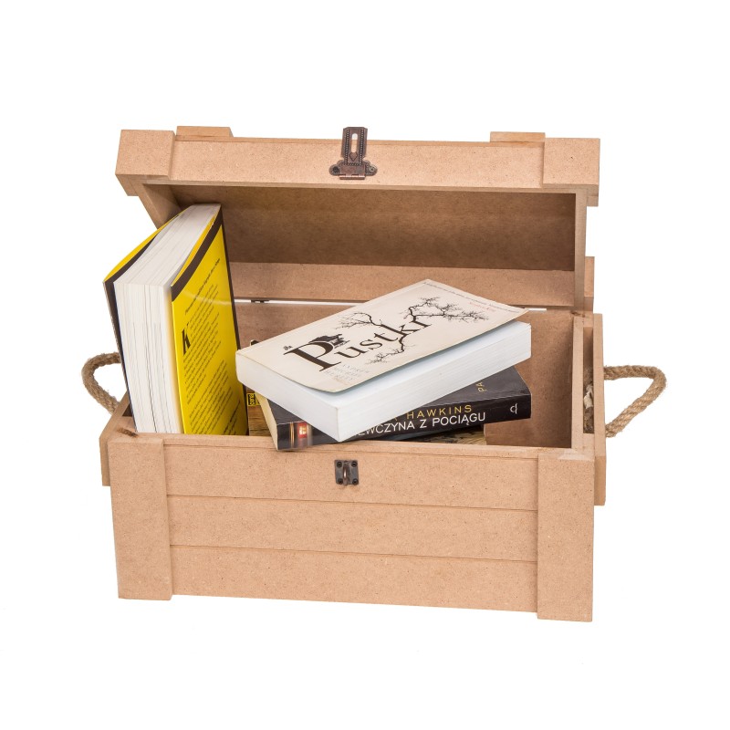 Skrzynia z mdfu 26 cm x 37 cm x 18 cm