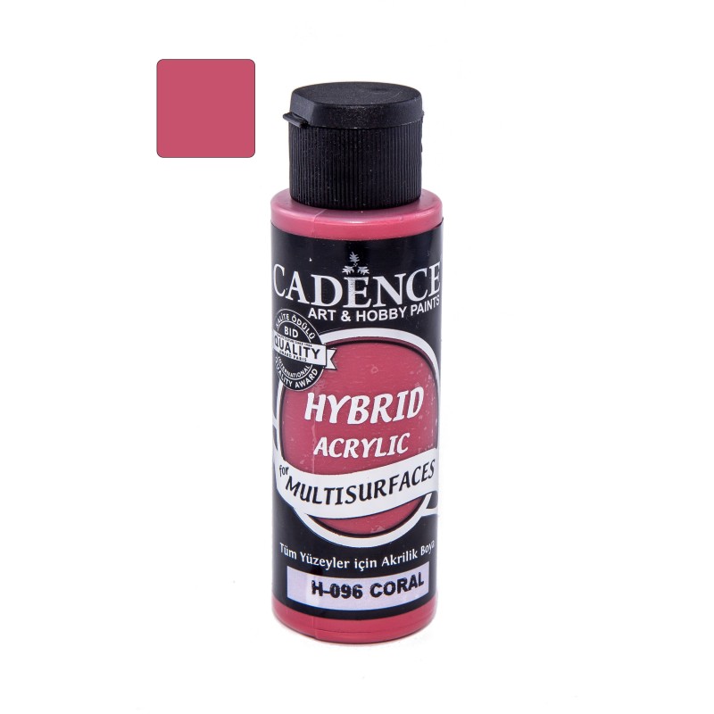 Cadence Farba Akrylowa Hybrydowa, Koralowy 70 ml