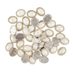 Kamienie dekoracyjne - kabaszon w ornamencie 40 szt