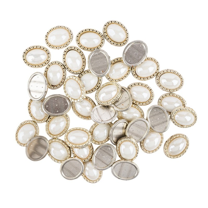 Kamienie dekoracyjne - kabaszon w ornamencie 40 szt