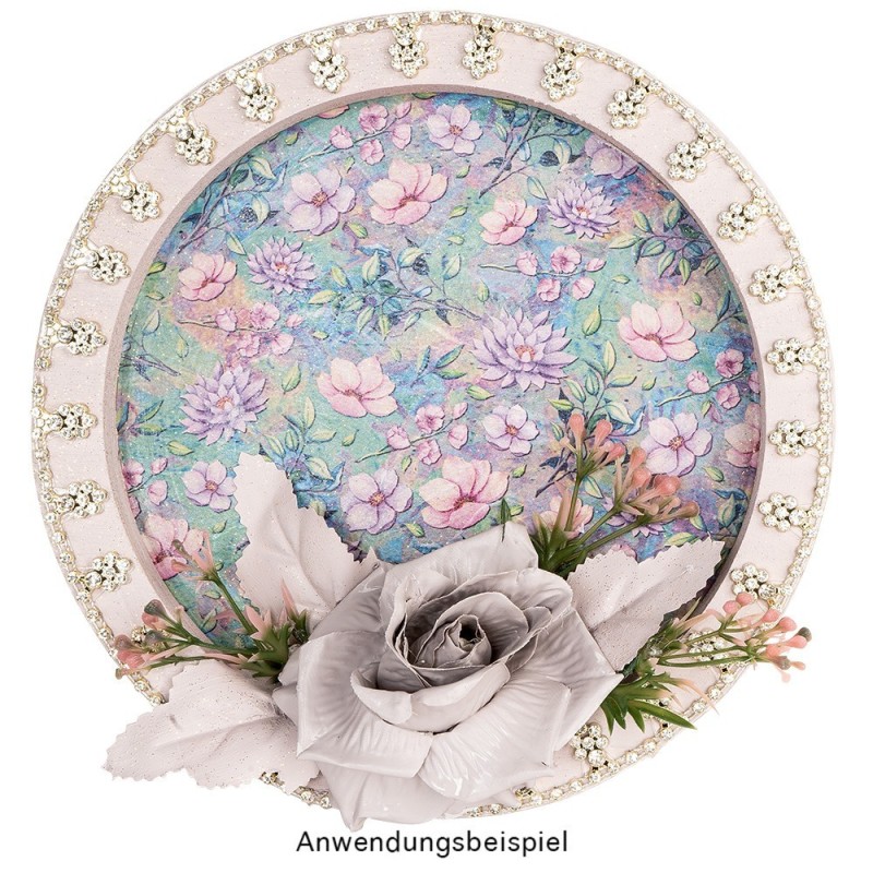 Papier ryżowy A4 kwiatowy 2 szt