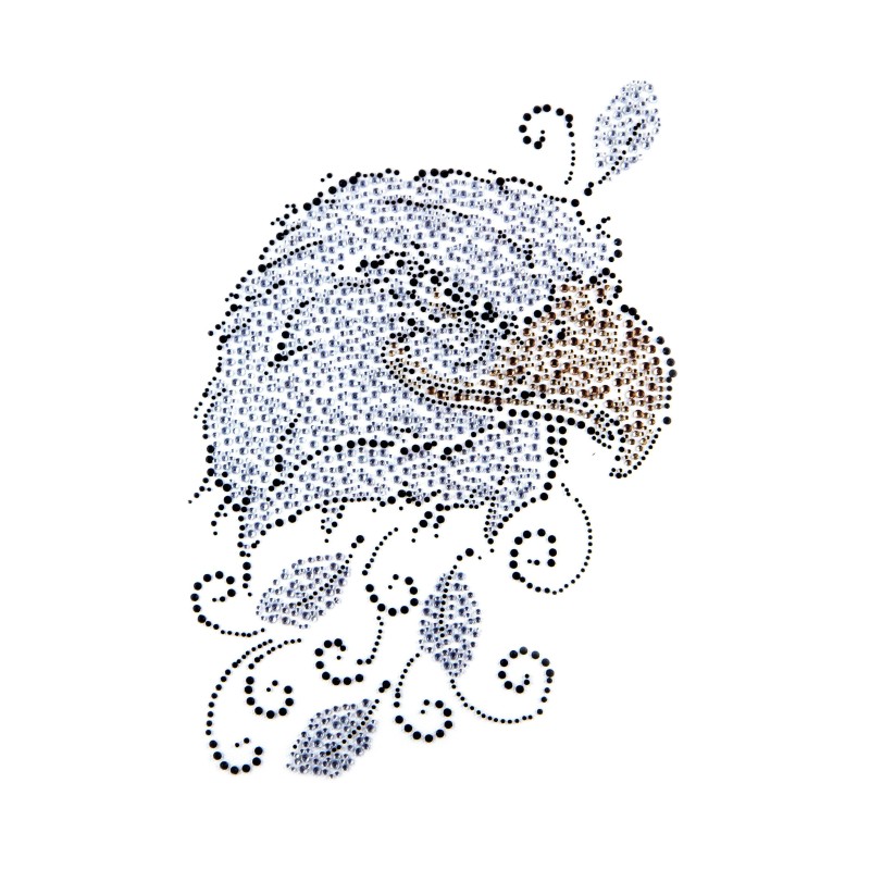 Termo aplikacje z kamieni hot fix, A4,  5szt