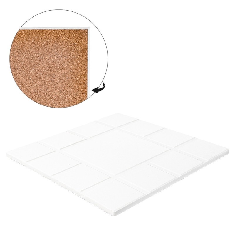 Płytka ceramiczna do mix mediów, 20x20cm, biała