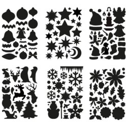 Szablony świąteczne rozm. A4, 6 szt.