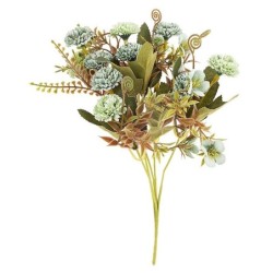 Hortensje, 10 kwiatów Ø 3cm, odcienie zieleni