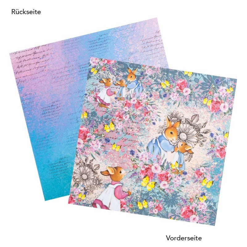 Zestaw papierów Wielkanoc, 20 kartek, 25x25cm