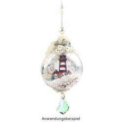 Medaliony akrylowe do wypełniania 8cm, 5 szt