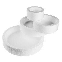 Tort ze styropianu, 4 cokoły, Ø25 cm, Ø20 cm, Ø15 cm, Ø10 cm