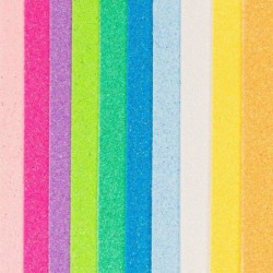 Pianka dekoracyjna, brokatowa, samoprzylepna, A4, 10 arkuszy