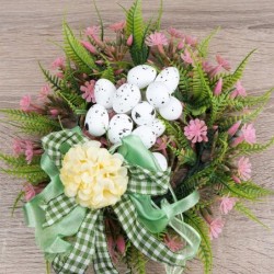 Ozdobne jajka przepiórcze, wysokość 2,5cm, Ø 1.8cm, 50szt