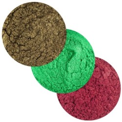 Mika puder 10g, 25 kolorów, pigmenty z efektem masy perłowej