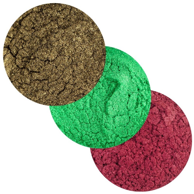 Mika puder 10g, 25 kolorów, pigmenty z efektem masy perłowej