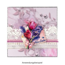 Foremka silikonowa, ornament kwiatowy, rozm. 30x10x0,2cm