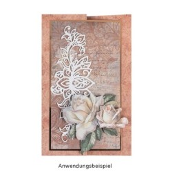 Wykrojnik do papieru, Ornamenty i Kwiat Lotosu, 9szt