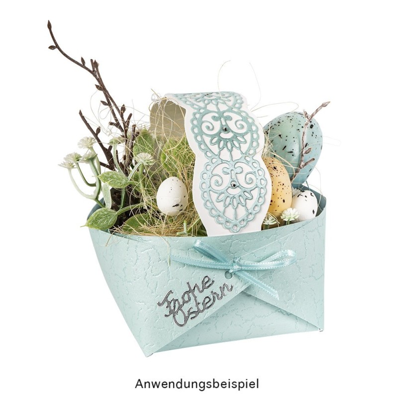 Wykrojnik do papieru, Ornamenty i Kwiat Lotosu, 9szt